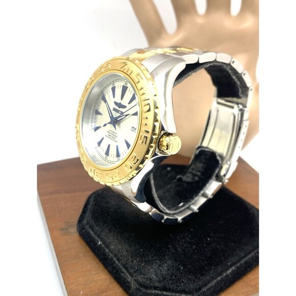 Invicta Men's Watch 2307 Ocean Ghost Automatic Silver Dial Two Tone Steel 47mm - Picture 2 of 14